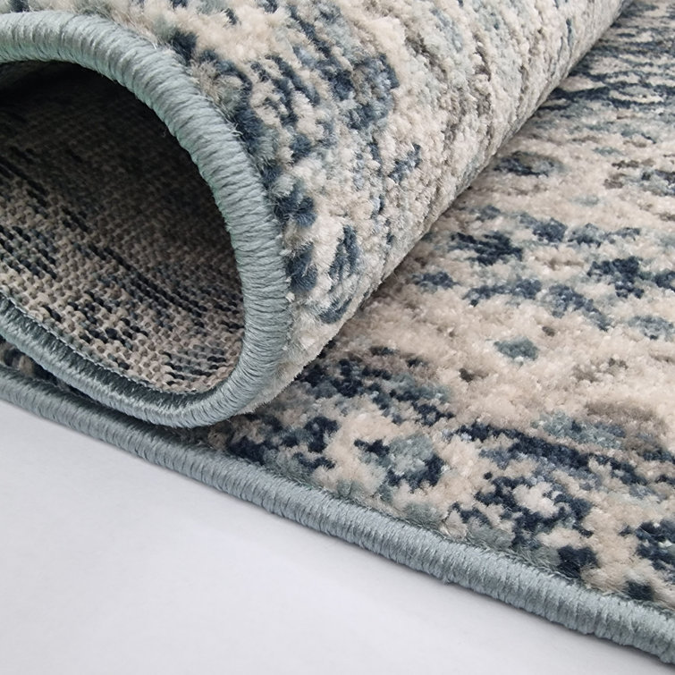 Latitude Vive Kalyn Tufted Grey/Blue/Cream Rug Wayfair.co.uk